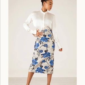 New with Tags Jacquard Pencil Skirt
